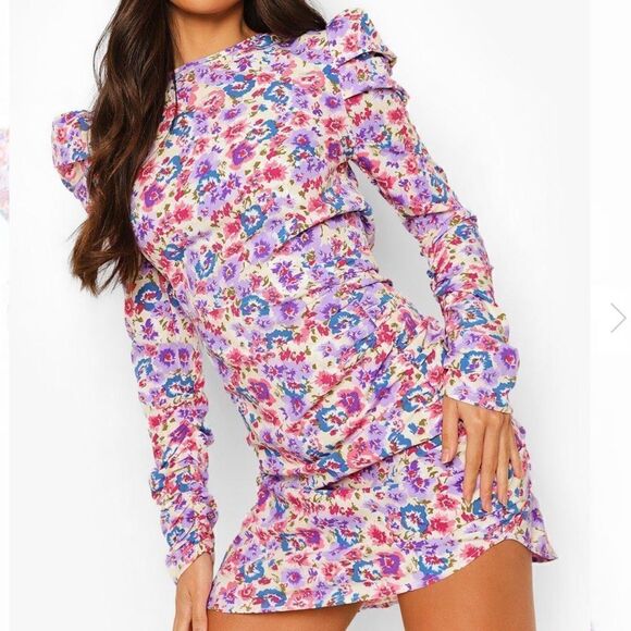 Tall Puff Sleeve Dress - Picture 3 of 11